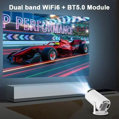 4K Wifi6 Projector Android 11 260 ANSI Dual WIFI Allwinner H713 BT5.0 1280*720P Home Cinema Outdoor Portable HY300 Pro